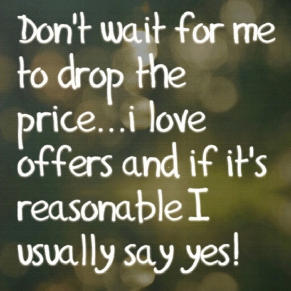 Love reasonable Offers ❤️